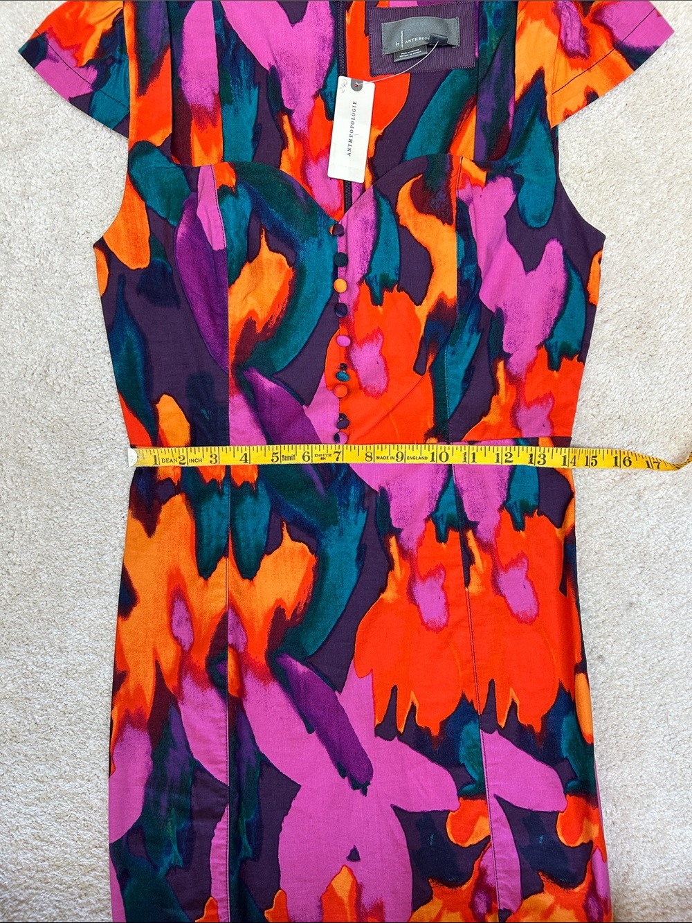 Anthropologie The Cecily Fit & Flare Sweetheart Dress-NWT!!! - Picture 10 of 15
